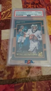 jalen hurts 2020 panini donruss rookie gridiron kings/100 PSA 9 aquile - Foto 1 di 1
