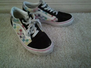 Vans Shoes Youth Size 3 Off The Wall - Picture 1 of 3