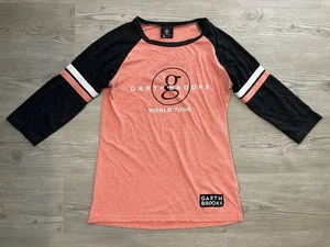 Garth Brooks World Tour Baseball Style Tshirt Damen Größe M - Bild 1 von 6