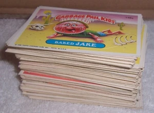 Stack of Garbage Pail Kids Cards dated 1986 / 1987 - Picture 1 of 3