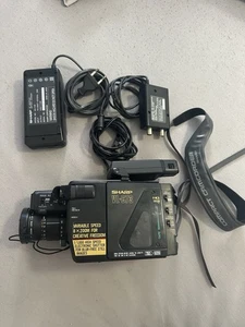Sharp VL-C73S VHS-C Camcorder mit Zubehör – UNGETESTET / Bastler / Ohne Akku - Bild 1 von 6