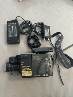 Sharp VL-C73S VHS-C Camcorder mit Zubehör – UNGETESTET / Bastler / Ohne Akku - Bild 1 von 4