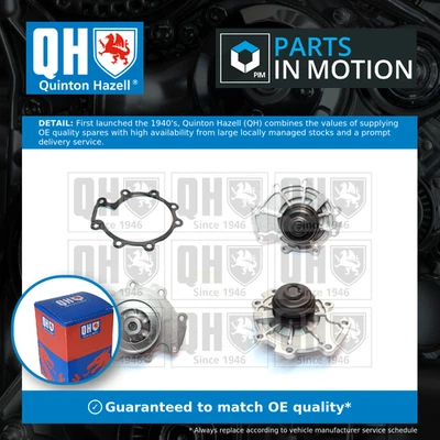 Water Pump QCP3649 Quinton Hazell Coolant 4356671 4373611 4425510 4431771 New - Image 1 of 4