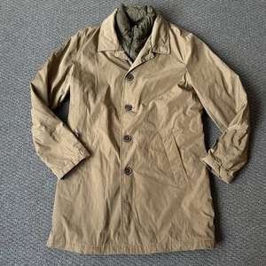 Tommy Hilfiger Trench Coat Men’s Size Small Brown Quilted Removable Lining - Bild 1 von 13
