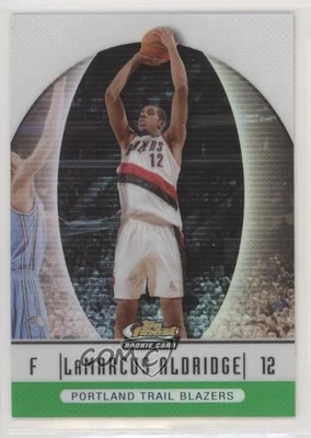 Topps Finest Green Refractor 2006-07/199 LaMarcus Aldridge #96 novato radiocontrol Foto 1 de 2
