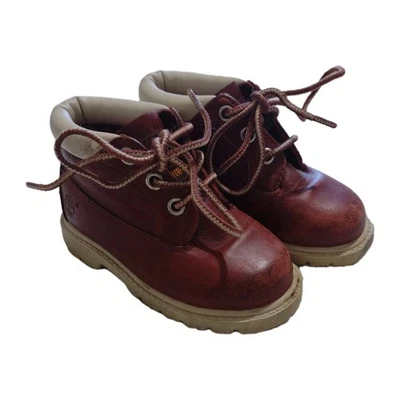 Timberland Botas para Niños Pequeños Marrón Rojizo y Beige Premium Impermeables Talla 6 Foto 1 de 4