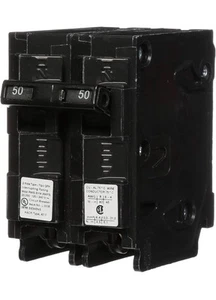 Q250H 50-Amp Double Pole 22Ka Type QPH Circuit Breaker, 240 Volts - Picture 1 of 6