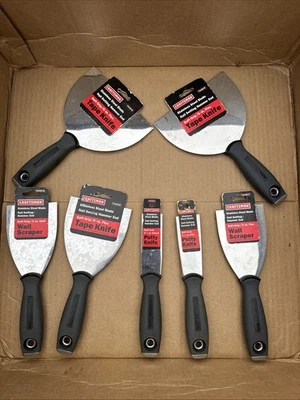 "Juego de cuchillos raspadores de cinta de masilla sexy Sears Craftsman EE. UU. 7 piezas 1,5""-6""" Foto 1 de 4