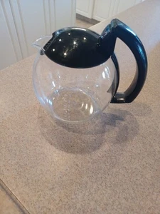 Krups Crystal Arome Coffee Carafe Hermetically Designed Lid Black 10 cup 458 398 - Picture 1 of 4