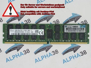 Hynix 16 GB RDIMM ECC Reg DDR4-2133 RAM Supermicro 6038R-TXR Server Ram - Afbeelding 1 van 2