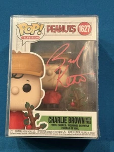 FUNKO POP 1627 PEANUTS CHARLIE BROWN W TREE BRAD KESTEN AUTOGRAPHED! W COA π₯ - Picture 1 of 6
