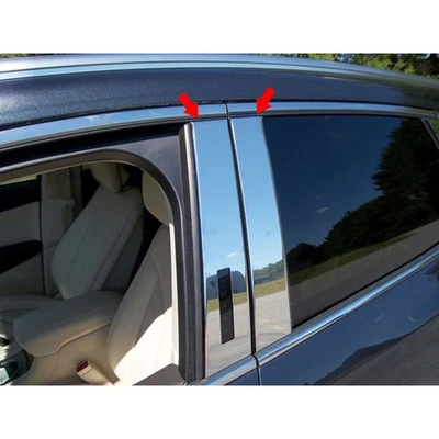 Borde de poste de pilar de acero inoxidable 4p para Lincoln MKC 2015-2019 4 puertas de Luxury FX Foto 1 de 4