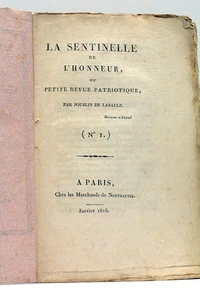 Livre ancien nº 1 périodique Liberté de la presse Paris 1818 - Imagen 1 de 10