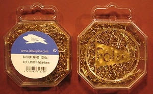 14mm x 0.60mm 1000 Count FINE BRASS MODEL MAKING, CRAFT, HOBBY PINS  - Picture 1 of 1