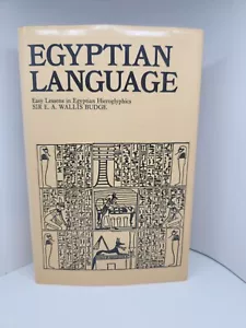 EGYPTIAN LANGUAGE: EASY LESSONS IN EGYPTIAN HIEROGLYPHICS By E. A. Budge - 1971 - Foto 1 di 3