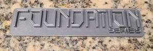 Tesla Cybertruck 3D Print Foundation Series Plaque in Silver - Bild 1 von 1