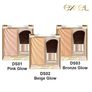 [EXCEL] Draped Shimmer Glow Highlighter Face Powder 2.8g JAPAN NEW - Picture 1 of 6