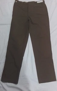 Men's Twin Hill Brown Uniform Work Pants (Size 46 x 31) 5REG - Picture 1 of 13