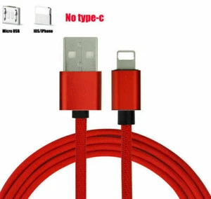 1-3M Useful USB Data Charger Charging Cable fit for iPhone Micro USB Type-C - Picture 1 of 17