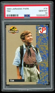 1993 Jurassic Park #14 Joseph Mazzello as Tim ~ PSA 10 GEM - Picture 1 of 2