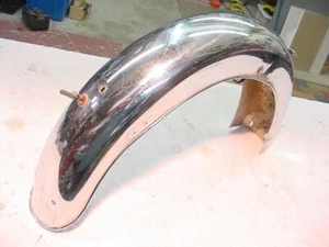 NORTON ELECTRA REAR FENDER MUDGUARD CHROMED STEEL NO EXTRA HOLES NO DENTS ONE CR - Picture 1 of 7