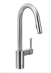 Moen 7565 Align High Arc Stainless 1-Handle Pulldown Kitchen Faucet. - Picture 1 of 3
