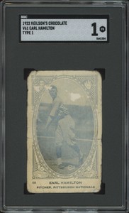 1922 NEILSON'S CHOCOLATE EARL HAMILTON 68 POOR V61 TYPE 1 SGC 1 PIRATES