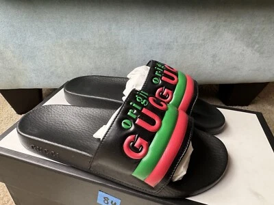 Gucci Hombre "Original Gucci" Slide Talla UK 7 | US 7.5 SKU: 632183 DIR00 1000 Foto 1 de 4