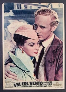 Fotobusta Cinema Via col Vento Gone with the Wind Lobby Card Movie - Imagen 1 de 4