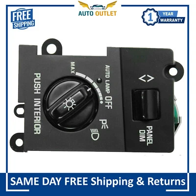 Nuevo interruptor de faro delantero para Lincoln Town Car 1995-1997 Foto 1 de 4