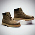 Men Platform High Top Lace-up Casual Fashion with Velvet Boots Spring Autum Warm