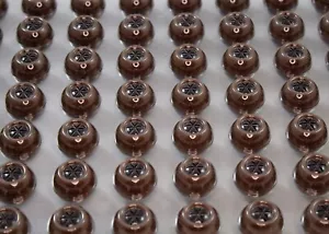 3x63st. 189st. Hohlkugeln für Pralinen Vollmilch Schokolade Hohlkörper Trüffel - Bild 1 von 2