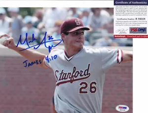 Mark Appel Philadelphia Phillies Signed Autograph 8x10 Photo PSA/DNA COA E - Picture 1 of 1