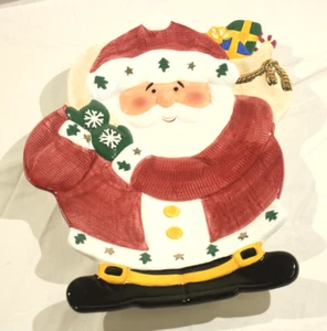 Nikolausplatz Weihnachtstraditionen Weihnachtsmann Servierplatte Khols - Bild 1 von 6