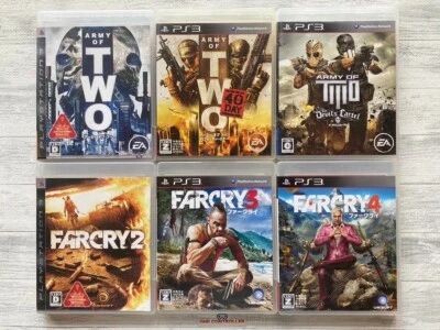 SONY PS3 Army of Two & 40Days  & the Devil's Cart & Far Cry 2 3 4 set from Japan - Image 1 of 4