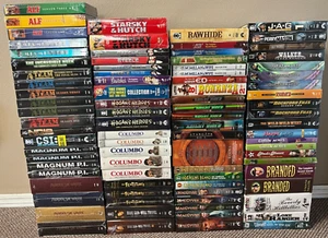 Sealed 🎬 DVD TV Shows Huge Lot Starsky Hulk Gilligan MacGyver Remington & More - Picture 1 of 134