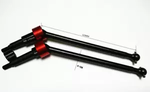 For 1/8 HPI SAVAGE FLUX HP XL Harden Steel Driveshafts 15mm Width Extension -1PR - Picture 1 of 3