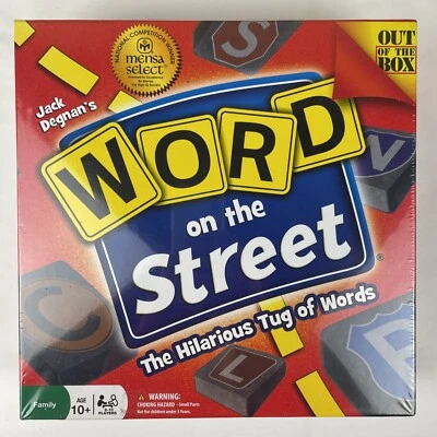 Word On The Street Board Game Brand New Sealed Mensa Select Winner 10+ - Image 1 of 4