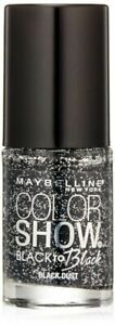 Maybelline New York Color Show Nail Lacquer - 702 Black Dust - NEW