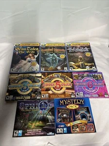 7 PC CD/DVD ROMS Mysteries & Hidden Object Adventure Games• Mystery Masters - Picture 1 of 2