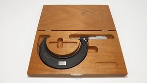Lufkin 1964V 3-4" Friction Thimble Outside Micrometer w/ Case USA - Picture 1 of 10