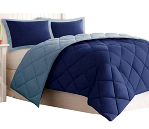 2pc Twin/Twin XL Windsor Reversible Down Alternative Comforter Set with 3M - Picture 1 of 3