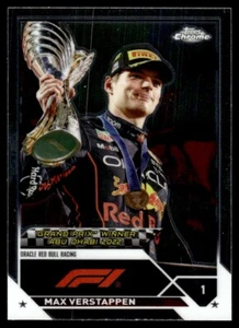 2023 Topps Chrome Formula 1 F1 Max Verstappen Red Bull Racing #165 - Picture 1 of 2