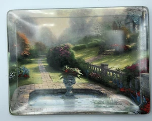 Thomas Kinkade Gardens Beyond Autumn Gate Natures Retreats Collector Plate 1999 - Picture 1 of 3