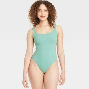 NWT Auden Women Medium Tidal Flow Luxury Collection 4-Way Stretch Tank Bodysuit - Picture 1 of 14