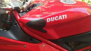 carbon fiber tank corner guard for Ducati 848 1098 1198 - Picture 1 of 3