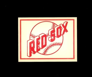 Calcomanías con el logotipo del equipo Fleer 1961 inserciones Boston Red Sox ¡muy bonitas sin pliegues!! - Imagen 1 de 2