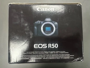 Canon EOS R50 24.2MP Mirrorless Camera Black (Body Only) - Picture 1 of 3