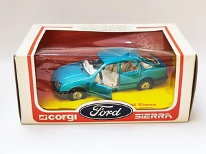 1982 CORGI DIECAST CAR - 299 FORD SIERRA 2.3 GHIA - BLUE + RED BG BOX VARIANT - Picture 1 of 7