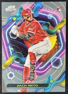 ZACH NETO RC 2023 Topps Cosmic Chrome #161 Los Angeles Angels - Picture 1 of 2